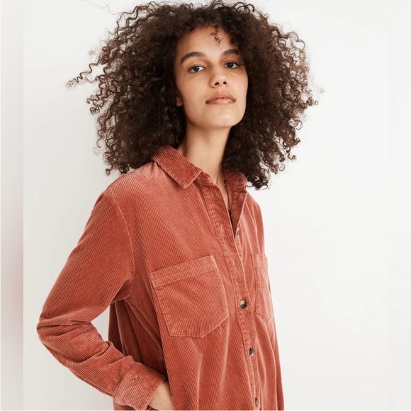 Madewell Sunday Corduroy Shirt Jacket Womens XS - Picture 2 of 8